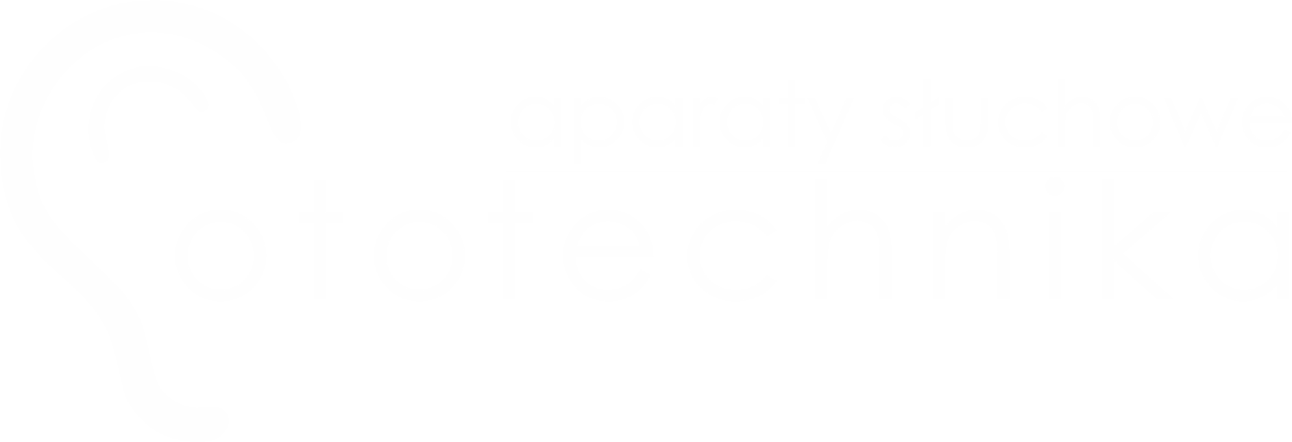 Aparaty Słuchowe OTOTECHNIKA logo białe