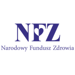 Logo NFZ symbolizujące refundację NFZ do aparatu słuchowego.